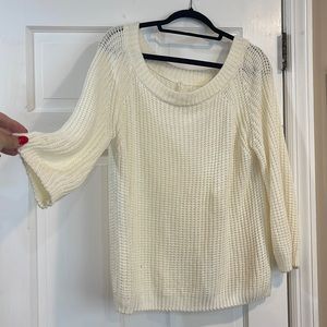 White Knit Sweater